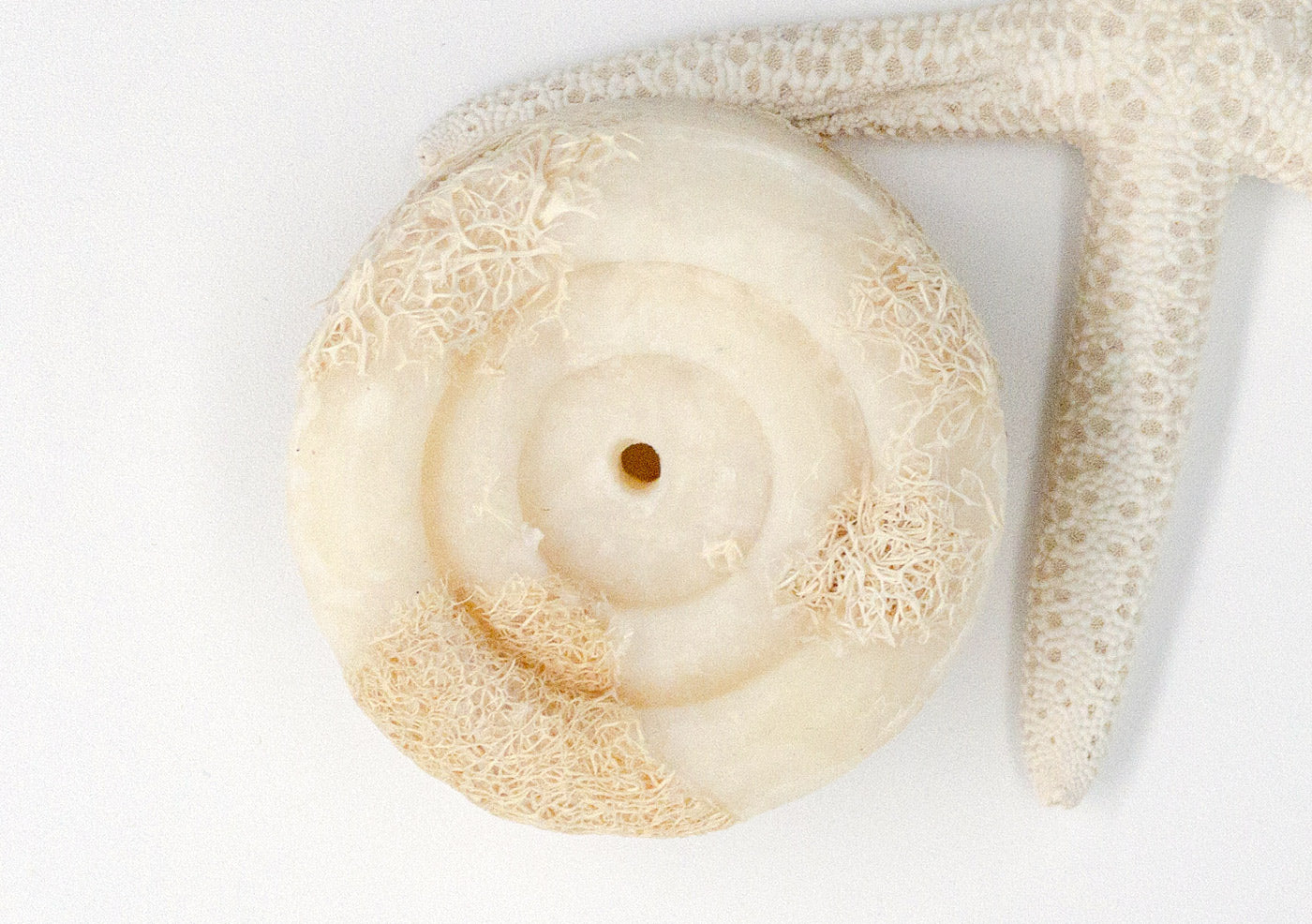 Cedar Herbal Soap with Loofah