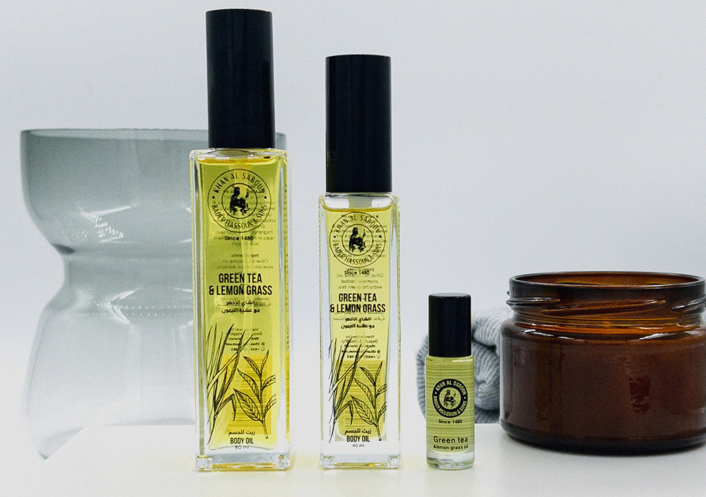 Green tea & Lemon Grass Aromatherapy Oil