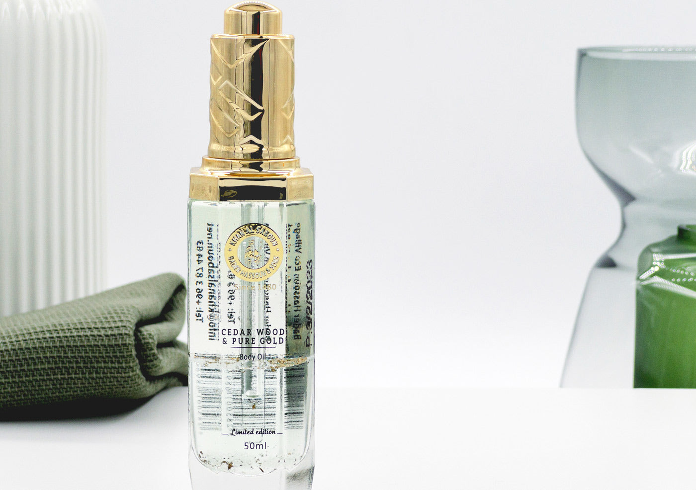 Cedar Wood & Pure Gold Body Oil